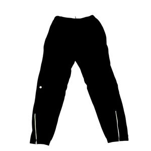 lululemon athletica Black Joggers with Slim Fit and Ankle Zippers
